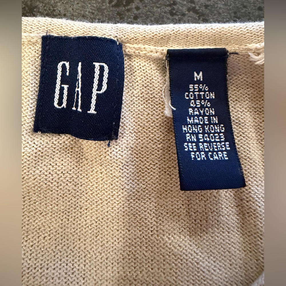 🤎🌾🧶GAP Wheat Tan Long Sleeve Sweater - Picture 5 of 5